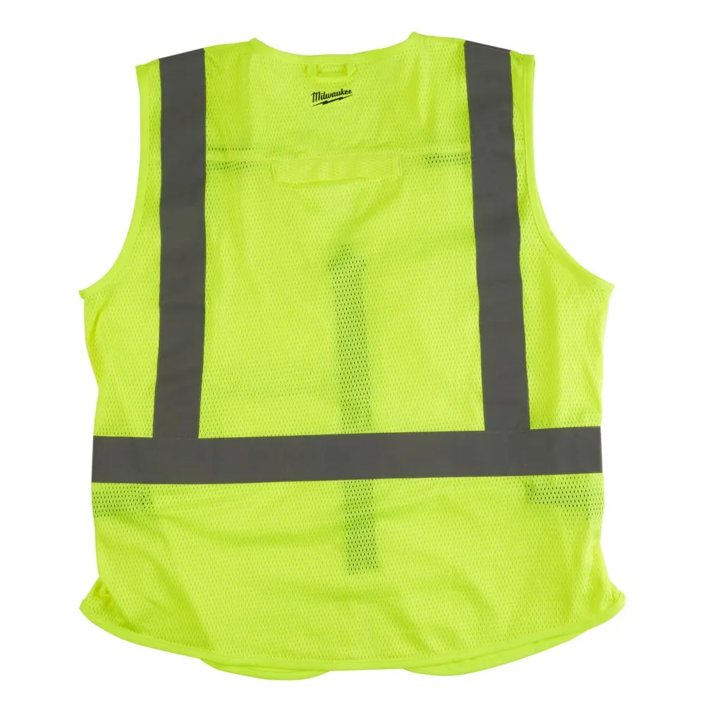 Milwaukee 48735021 S/M Yellow High Visibility Safety Vest