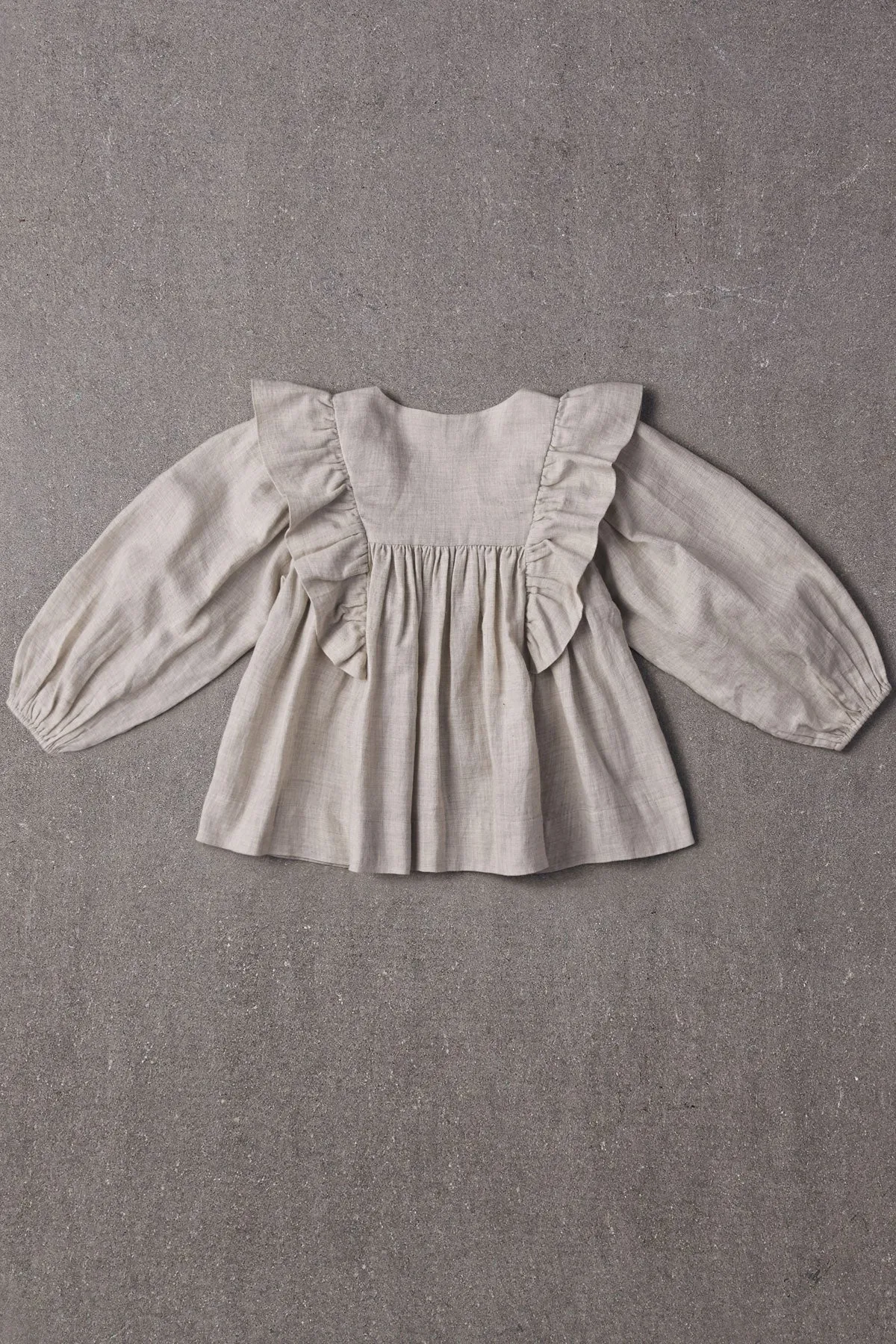 Nellystella Dominika Girls Blouse - Oatmeal