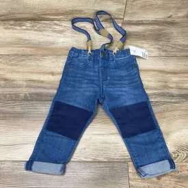 NEW H&M Suspender Jeans sz 12-18m