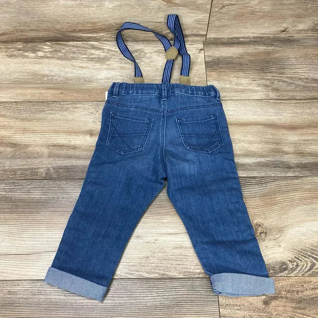 NEW H&M Suspender Jeans sz 12-18m