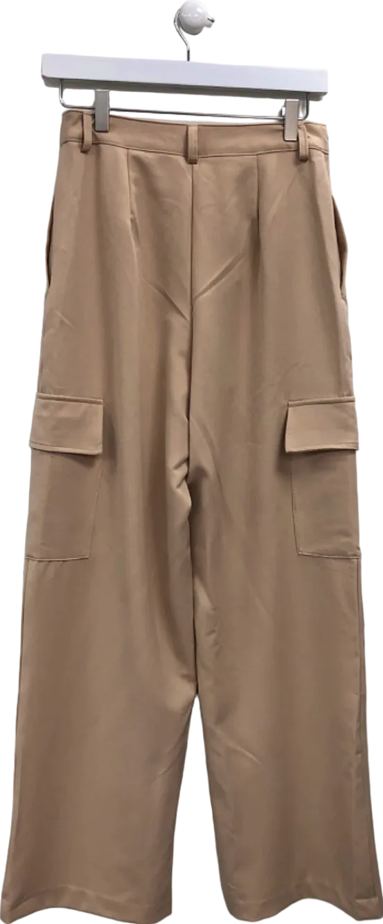 New Look Beige Cargo Trousers UK 8