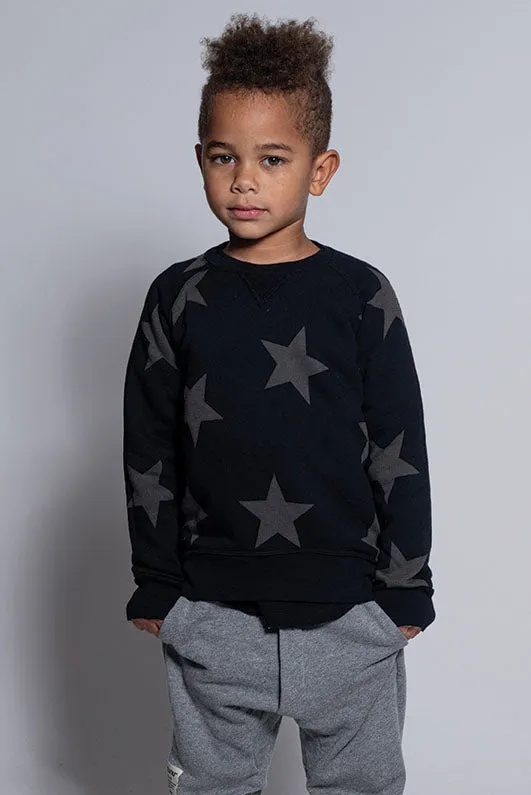 Nununu Star Kids Sweatshirt - Black