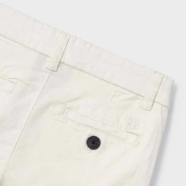 OFF WHITE CHINOS SHORT