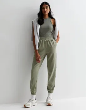 Olive Cuffed Joggers