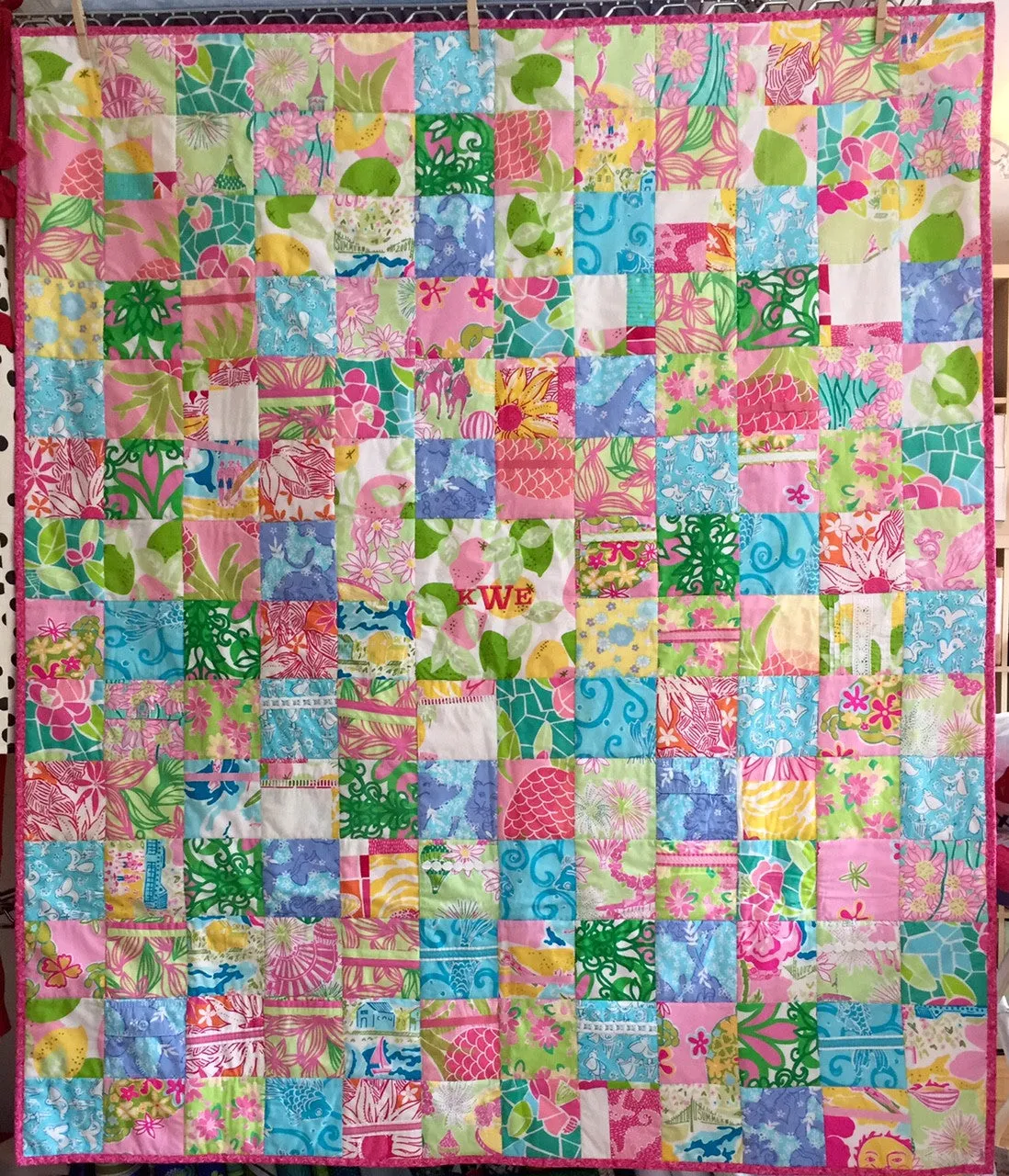 Original Memory Clothes Quilt, 48x60