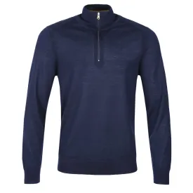 Paul Smith Half Zip Knitwear in Navy