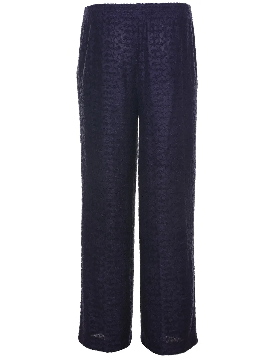 Purple Lace Trousers - W30 L29