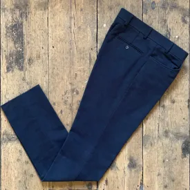 Regent - 'Jeremy' Trousers - Cloudy Navy Moleskin