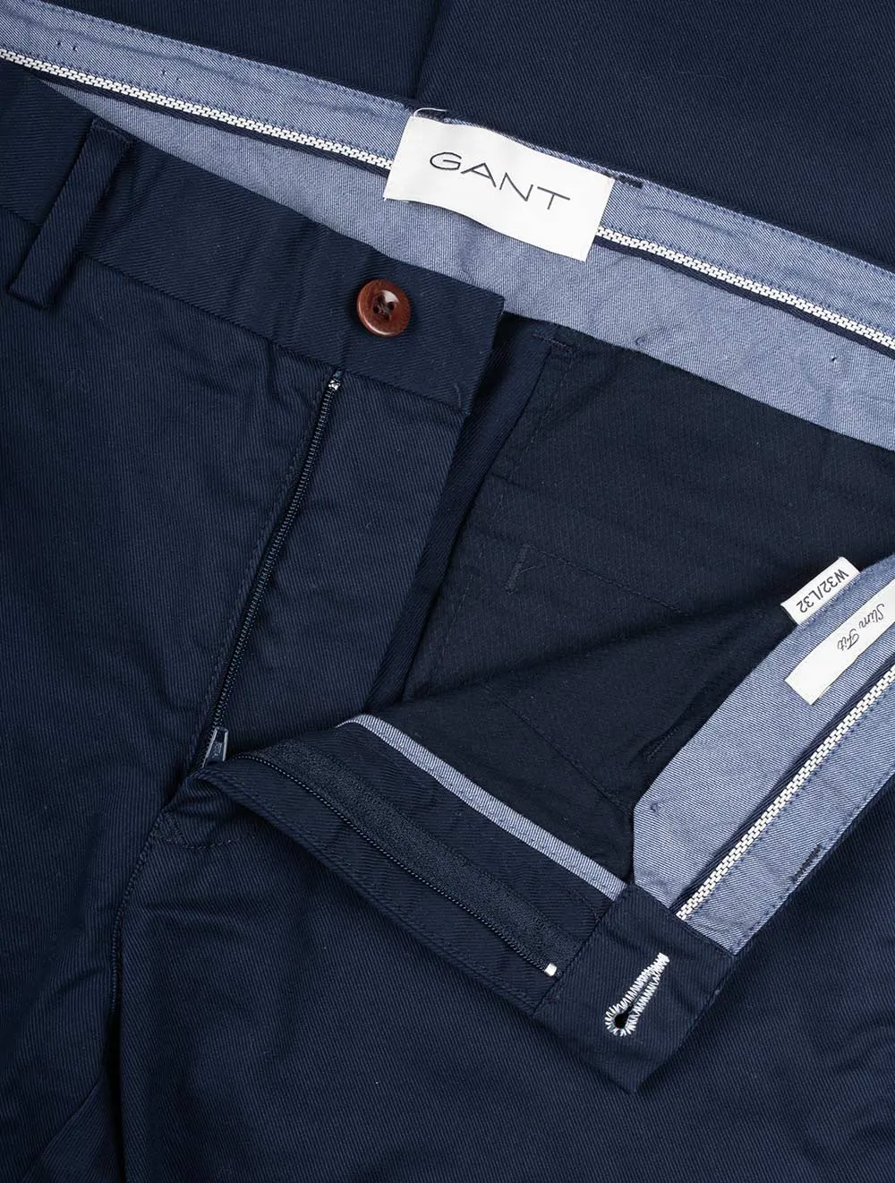 Regular Twill Chinos Marine