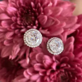 Round Swarovski Stud Earrings