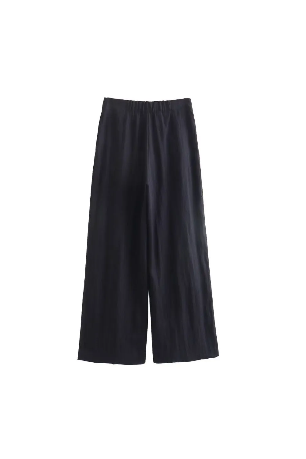 'Scarlett' High-Waisted Drapey Pleated Pants (2 Color)