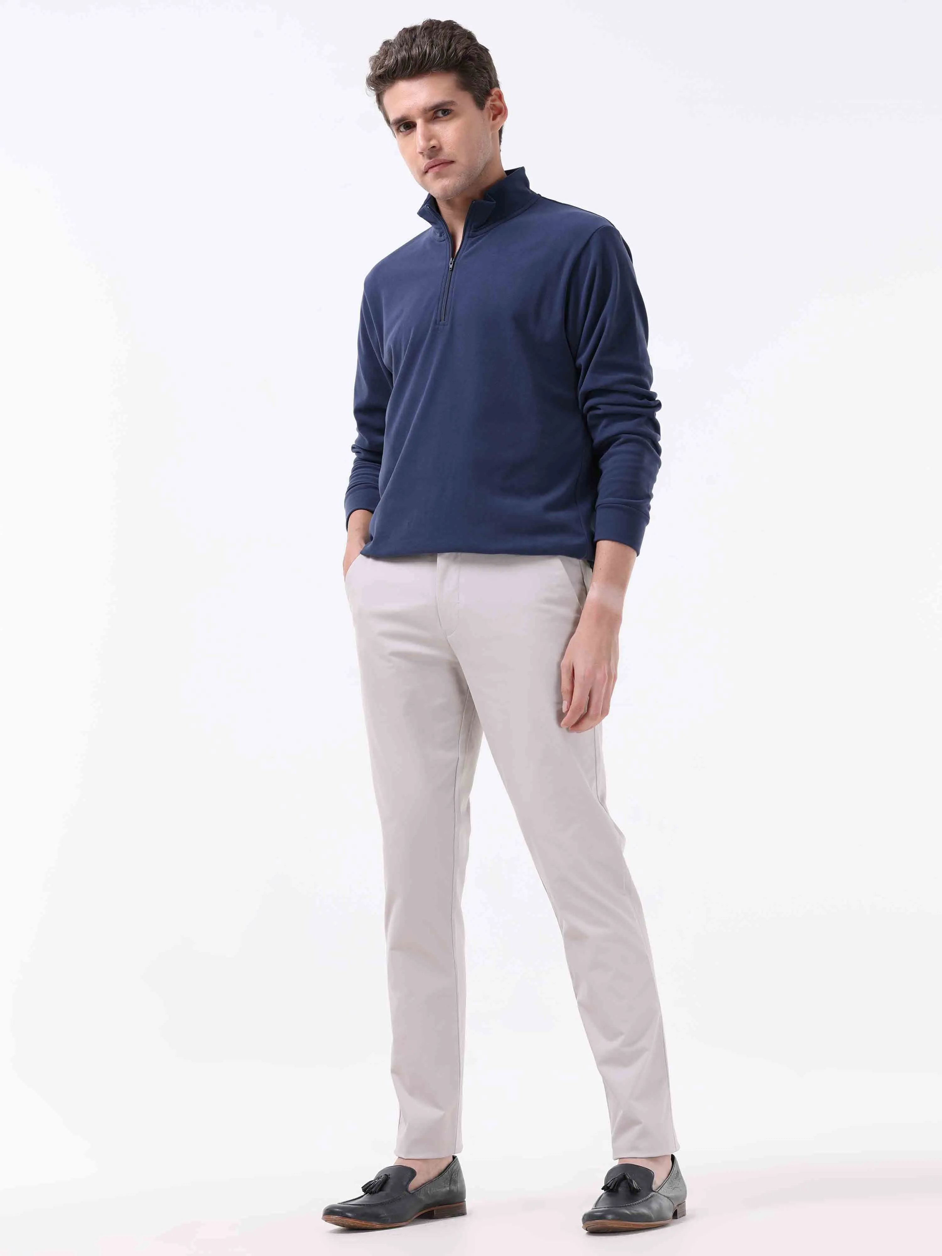 Semi Liquid Statement Ecru Chino