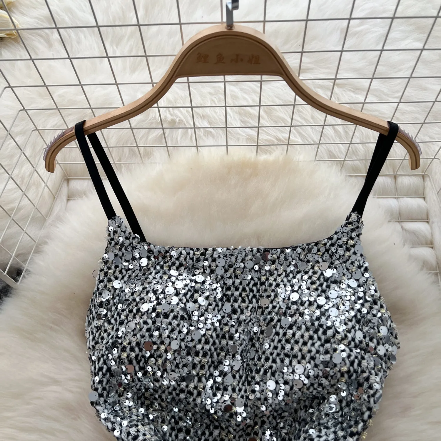 Sexy Sequined Waist-slimming Slip Dress