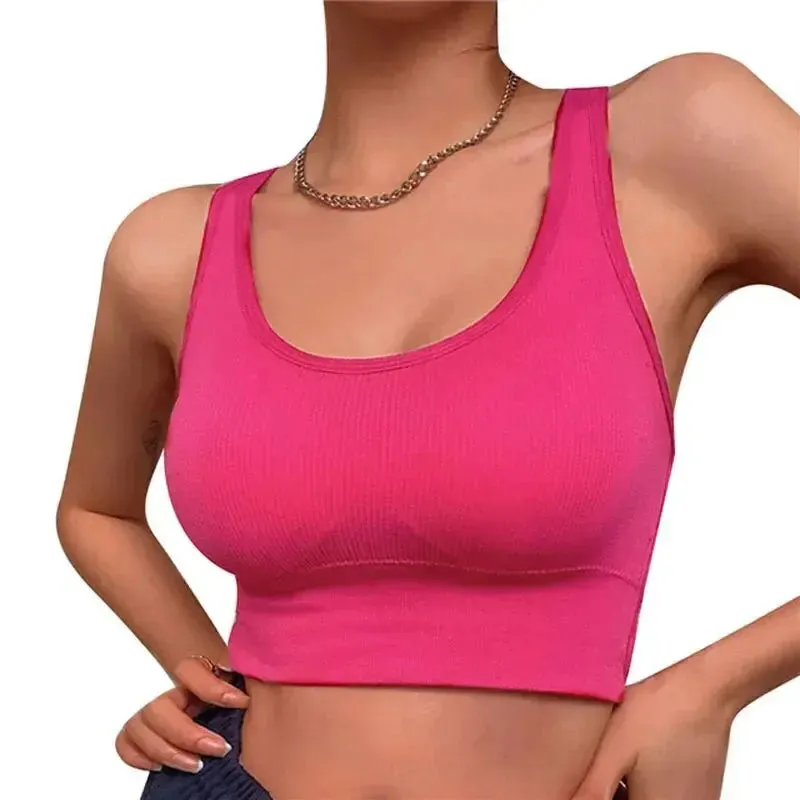 Sexy Women Vest Crop Top Sleeveless Backless Camisole