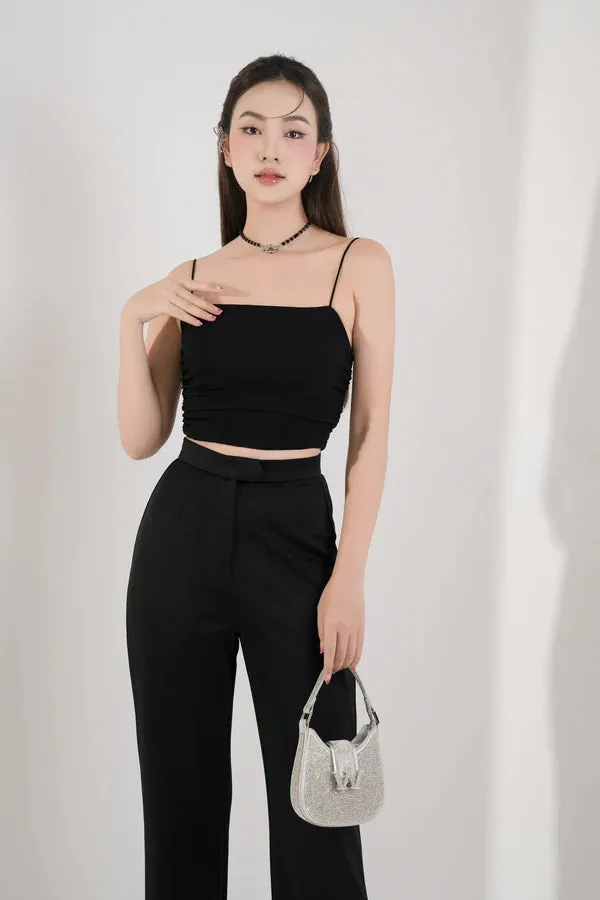 Staple High Waisted Pants - Black