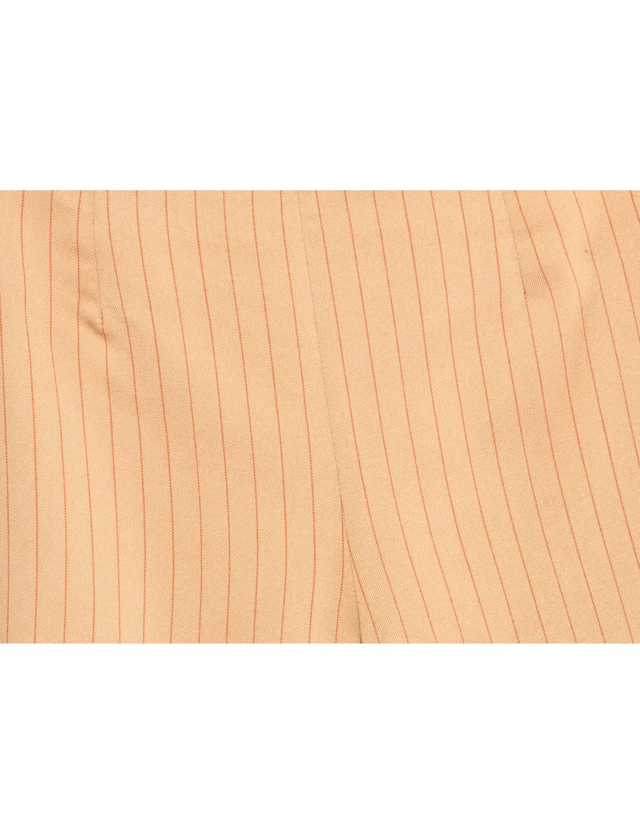 Striped Red & Cream Trousers - W28 L29