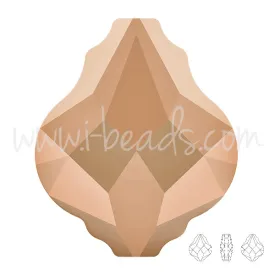 Swarovski 5058 Baroque bead crystal rose gold 2x 14mm (1)