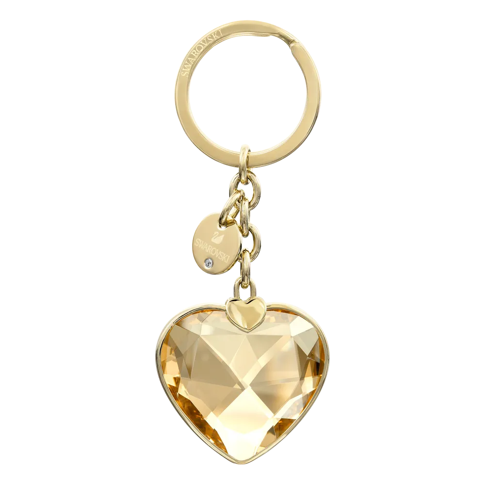 SWAROVSKI New Heart keychain Swarovski gold plating #5127860