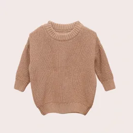 Taupe knit sweater