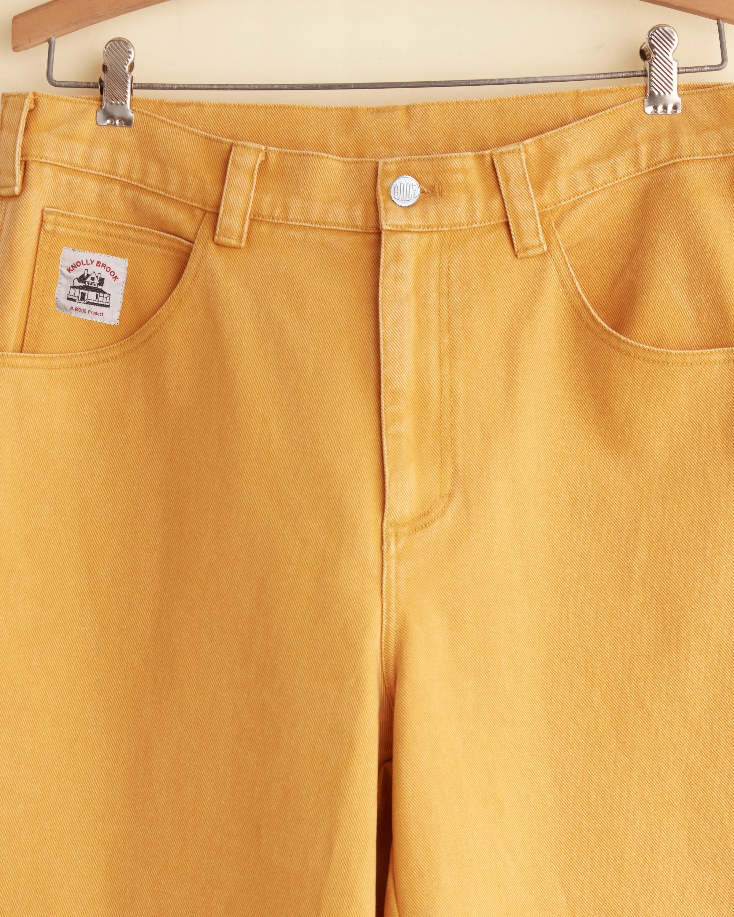 Twill Knolly Brook Trousers - Yellow