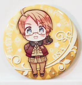 USA - Can Badge - Ani Kuji - Hetalia Axis Powers 2nd - Prize D