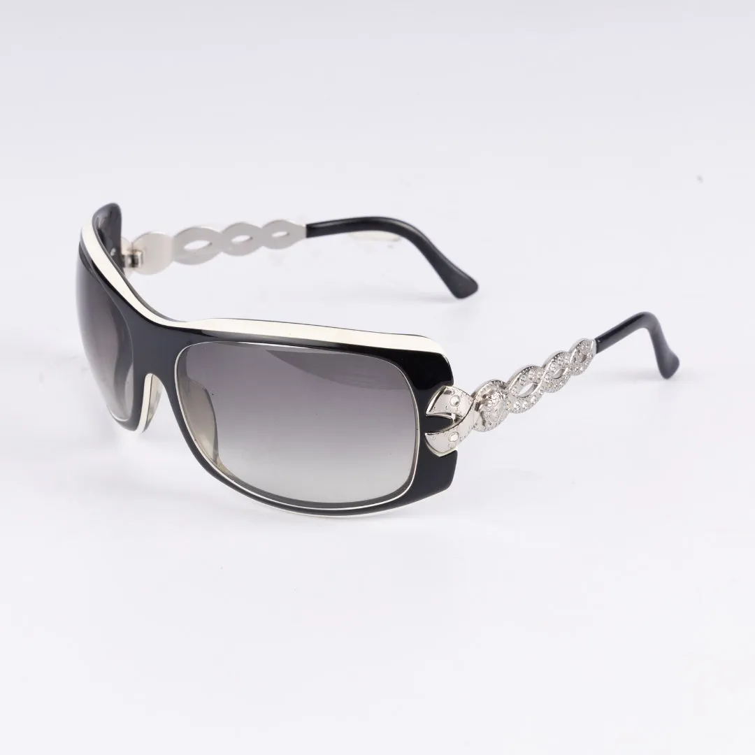 Versace Silver Logo Sunglasses