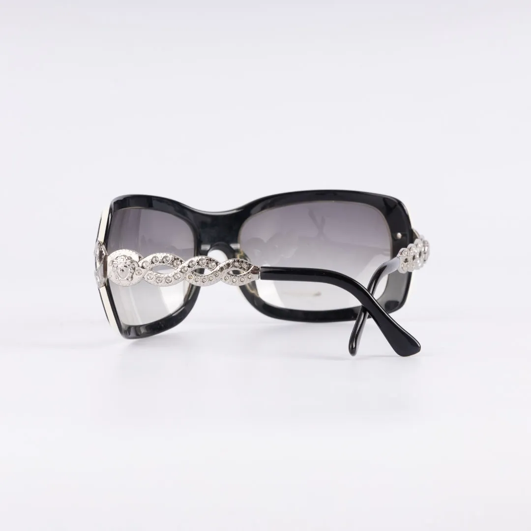 Versace Silver Logo Sunglasses