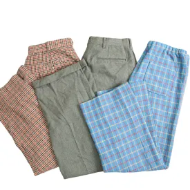 Vintage Wool/Check Trousers Wholesale (Mixed)