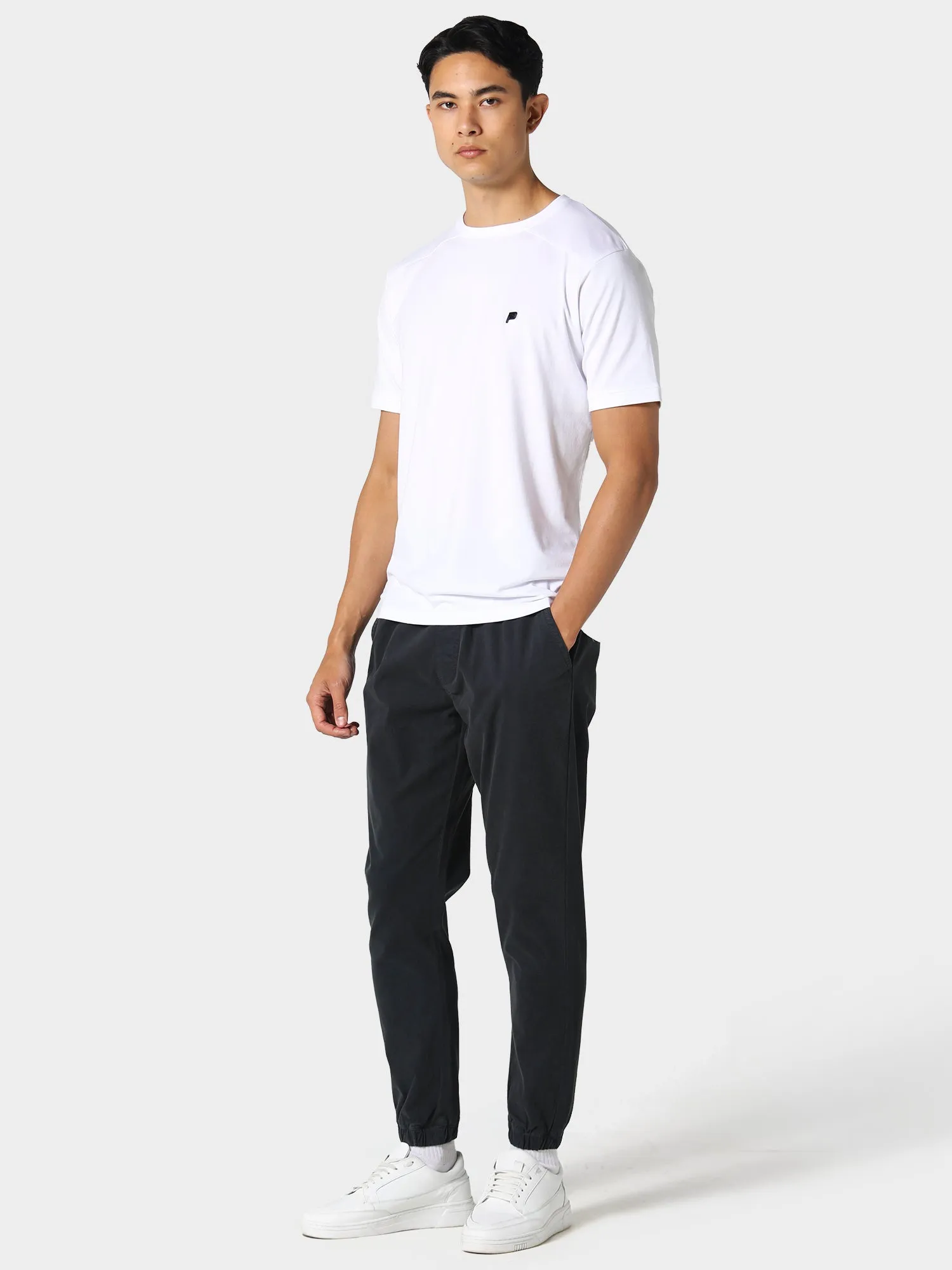 Weybridge Charcoal Cuffed Chinos