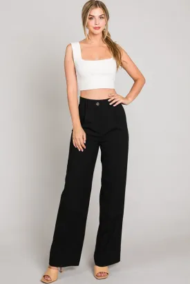 Wide Leg High Waisted Pants