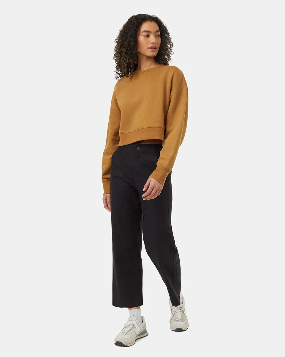 Women's TreeFleece Oversize Crop Crew Top