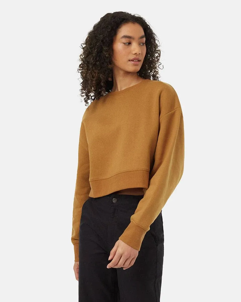 Women's TreeFleece Oversize Crop Crew Top