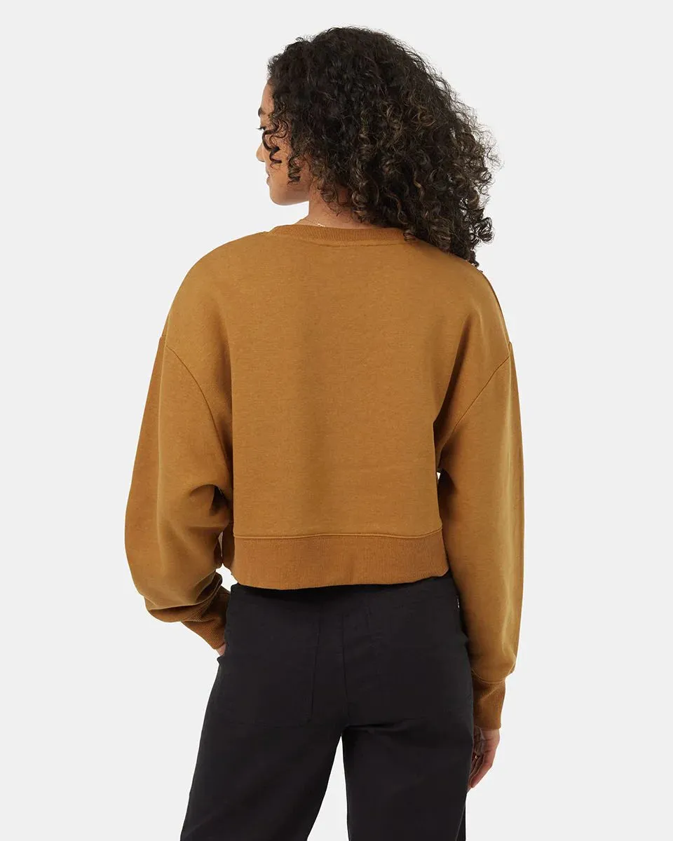 Women's TreeFleece Oversize Crop Crew Top