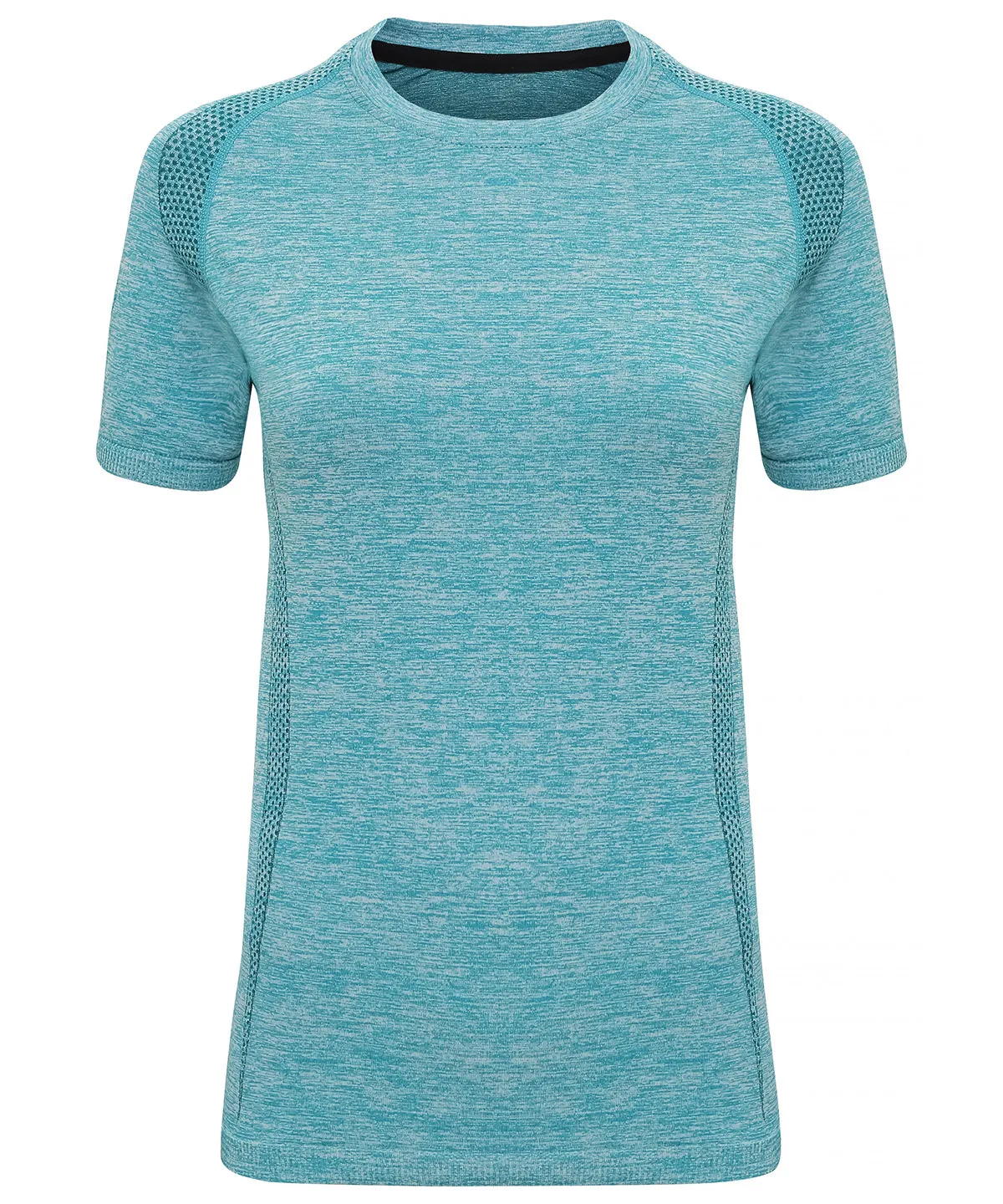 Womens TriDri® seamless 3D fit multi-sport performance short sleeve top | Turquoise