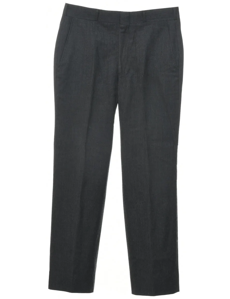 Wool Dark Grey Trousers - W33 L30