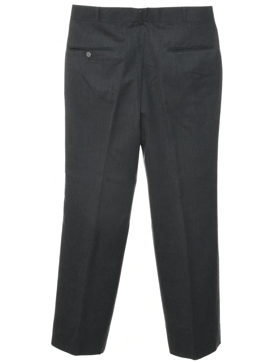 Wool Dark Grey Trousers - W33 L30